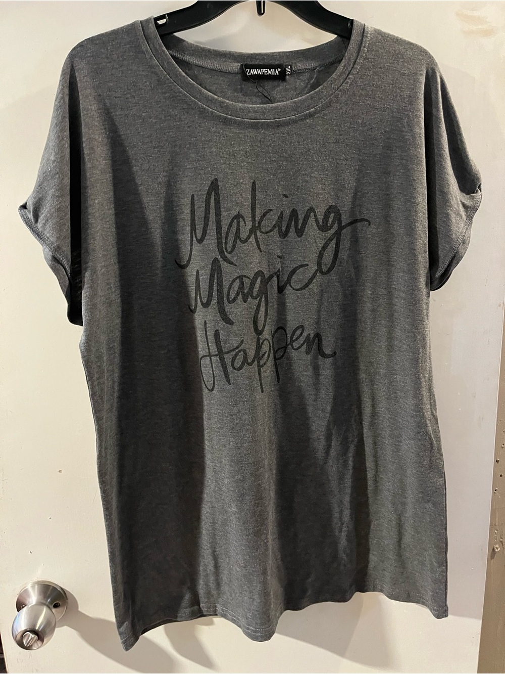 Zadig & Voltaire Heather Gray Crewneck Tee